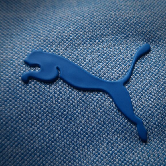 Puma DryCell Blue Button Down G Polo (L) OMG! ⛳️ - Picture 1 of 10